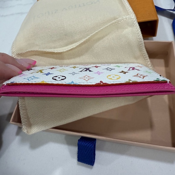 New Louis Vuitton Murakami card holder - Picture 4 of 9